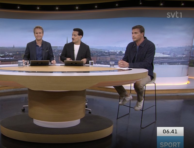 Ibland flyter det inte på som planerat. Skärmavbild: SVT Ibland flyter det inte på som planerat. Skärmavbild: SVT